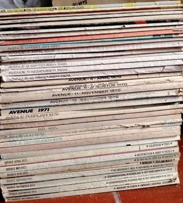 Avenue magazine 1969 ---1985 beschikbaar voor biedingen