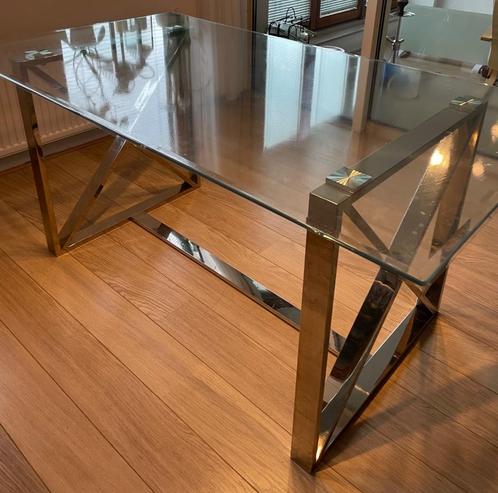 Eettafel met evt bijpassende salontafel en bijzettafel, Huis en Inrichting, Tafels | Eettafels, Zo goed als nieuw, 50 tot 100 cm