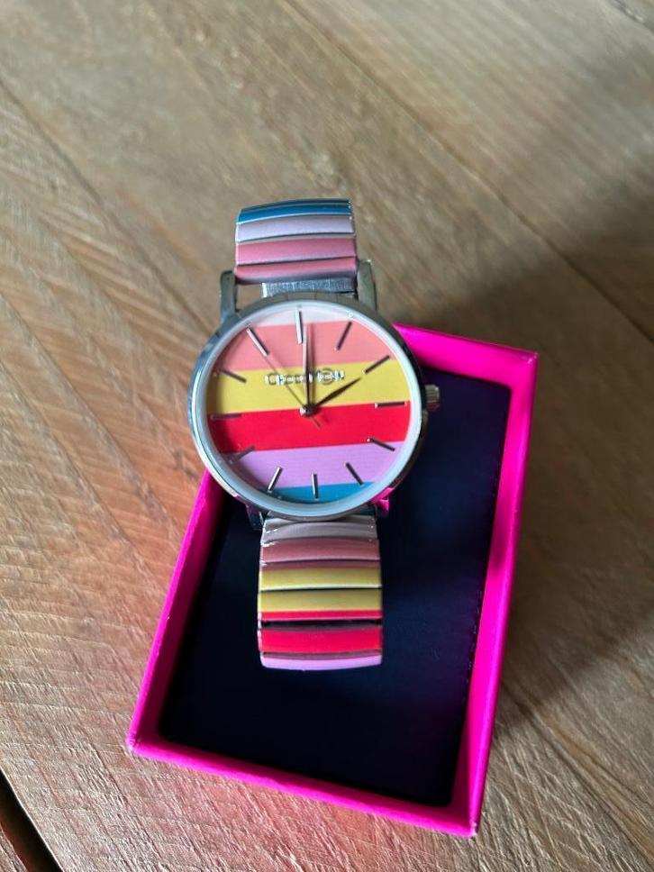 regenboog horloge, Sieraden, Tassen en Uiterlijk, Horloges | Kinderen, Nieuw, Jongen of Meisje, Ophalen