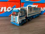 Tekno Scania 143 Freight line, Hobby en Vrije tijd, Modelauto's | 1:50, Ophalen, Zo goed als nieuw, Bus of Vrachtwagen, Tekno