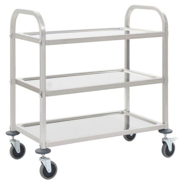 Keukentrolley trolley serveerwagen 3 etages GRATIS BEZORGD!, Huis en Inrichting, Keuken | Keukenbenodigdheden, Nieuw, Verzenden