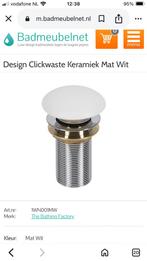 Afvoerplug wasbak 4cm, Doe-het-zelf en Verbouw, Buizen en Afvoer, Ophalen, Afvoer, Pvc, Nieuw