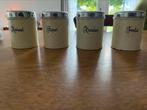Brabantia voorraadblikken brocante retro klein, Ophalen of Verzenden