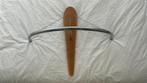 Halfronde kapstok metaal + hout, Gebruikt, Minder dan 100 cm, Hout, Ophalen