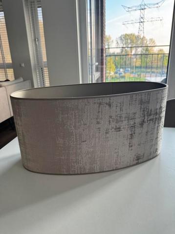 Grote ovalen lampenkap velours/velvet 60x30 beschikbaar voor biedingen