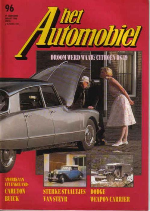 Automobiel 96 1988 : Citroen DS - Steyr 30 S - NSU - Dodge, Boeken, Auto's | Folders en Tijdschriften, Gelezen, Algemeen, Ophalen of Verzenden