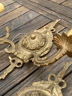 Antieke wandlampen goud barok, Ophalen of Verzenden