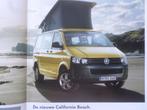 Volkswagen VW California & Beach 2009 2010 Brochure, Verzenden, Zo goed als nieuw, Volkswagen