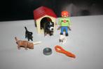 Playmobil 4498 - Berner Sennen familie met hondenhok, Kinderen en Baby's, Complete set, Ophalen of Verzenden