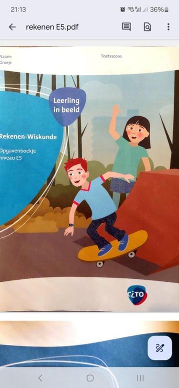 Cito Toets Groep 5M,5E NEW  beschikbaar voor biedingen