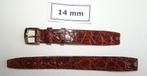 Vintage Bruine Leren Horlogeband – Authentiek & Exclusief, Ophalen of Verzenden, Nieuw