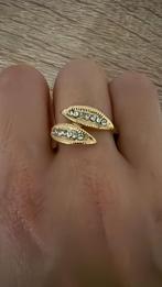 Verschillende goudkleurige ringen (geen echt goud), Sieraden, Tassen en Uiterlijk, Ringen, Overige materialen, Met kristal, 19 tot 20