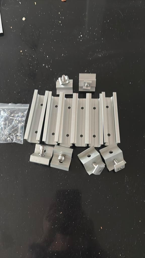 Bevestigingsrails zonnepanelen 2 panelen, Doe-het-zelf en Verbouw, Overige Doe-het-zelf en Verbouw, Nieuw, Ophalen of Verzenden