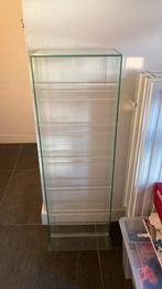 Cd rek van glas, Huis en Inrichting, Woonaccessoires | Cd- en Dvd-rekken, Ophalen of Verzenden, Zo goed als nieuw, Glas, Cd's