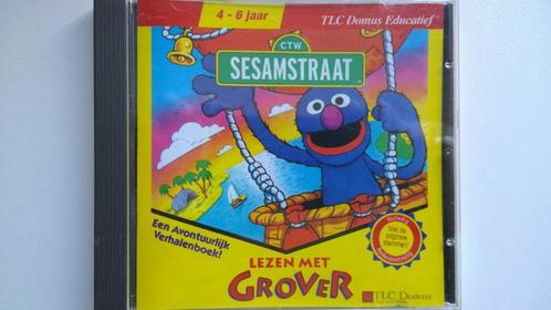 Sesamstraat - Lezen Met Grover, Cd's en Dvd's, Cd's | Kinderen en Jeugd, Zo goed als nieuw, Educatief, 3 tot 5 jaar, 6 tot 9 jaar