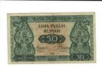 Indonesia, 50 rupiah 1952, Verzenden, Zuidoost-Azië