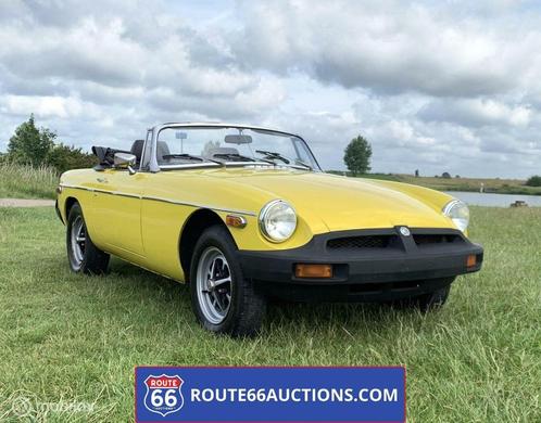 MG MGB Cabriolet - 1980 | Route 66 Auctions, Auto's, Oldtimers, Bedrijf, Te koop, Lederen bekleding, MG, Benzine, Overige carrosserieën
