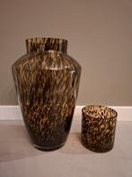 Panterprint Vaas & Waxinelichthouder, Ophalen, Overige kleuren, Minder dan 50 cm, Glas
