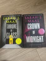 Throne of glass en crown of midnight paperback, Boeken, Ophalen of Verzenden, Gelezen, Sarah J. Maas