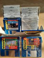 Amiga floppy's games en software in een floppy box, Computers en Software, Vintage Computers, Ophalen of Verzenden, Commodore Amiga