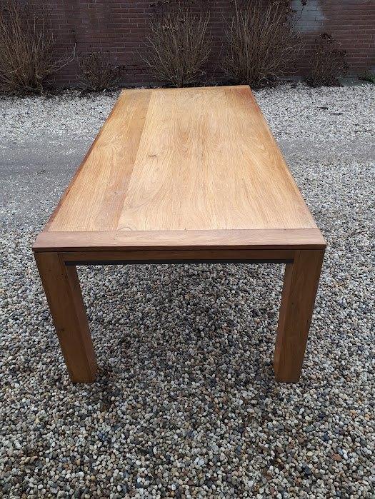 Eetkamertafel, Huis en Inrichting, Tafels | Eettafels, Gebruikt, 50 tot 100 cm, 200 cm of meer, Vijf personen of meer, Rechthoekig