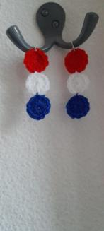 Oorbellen Koningsdag, Overige materialen, Hangers, Nieuw, Ophalen of Verzenden