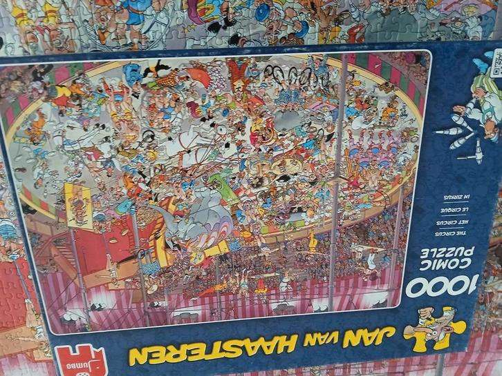 Jan van Haasteren  - Het Circus, Hobby en Vrije tijd, Denksport en Puzzels, Zo goed als nieuw, Legpuzzel, 500 t/m 1500 stukjes