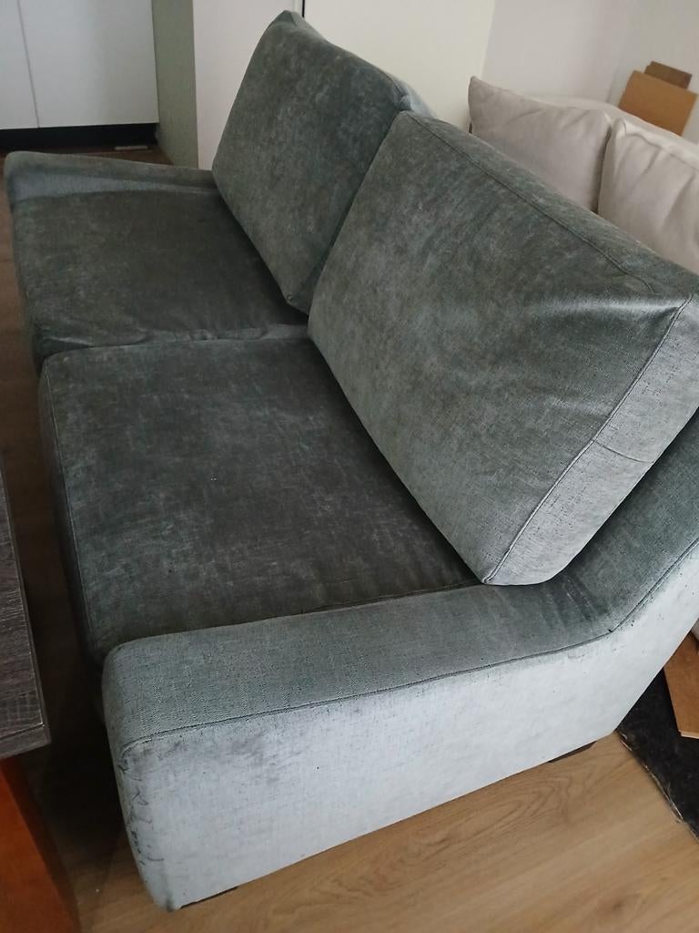 Gratis 2.p.b. tot 18 mei 2026.kringloop., Huis en Inrichting, Banken | Sofa's en Chaises Longues, Ophalen, Gebruikt, Tweepersoons