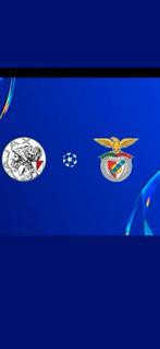 Ajax benfica 2plaatsen naast elkaar vak114, Tickets en Kaartjes, Twee personen