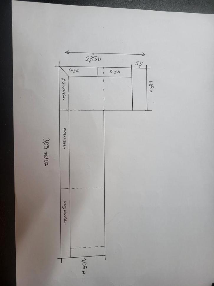 Lederen Hoekbank - Natuzzi, Huis en Inrichting, Banken | Bankstellen, Gebruikt, Vierpersoons of meer, Ophalen