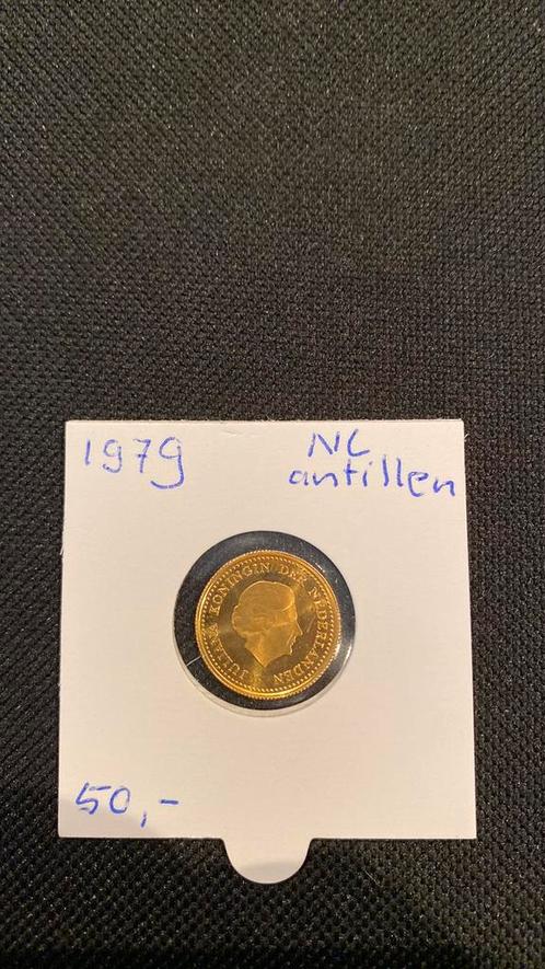 50 gulden nl antillen 1979 0.900/3.048 fijn, Postzegels en Munten, Munten | Amerika, Losse munt, Midden-Amerika, Goud, Ophalen of Verzenden