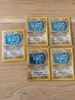 Machamp 1st edition (3x Engels, 2x NL), Ophalen of Verzenden, Gebruikt, Meerdere kaarten
