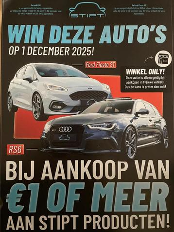 Stipt NU MET 15% KORTING op alles beschikbaar voor biedingen