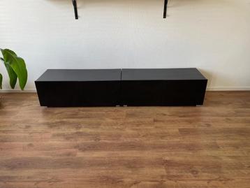 TV-meubel – Calgary Mat Zwart (200 cm)