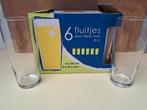 Fluitjes bier glazen.  Niet 6 stuks.  Maar 8 stuks ., Ophalen of Verzenden, Nieuw, Bierglas
