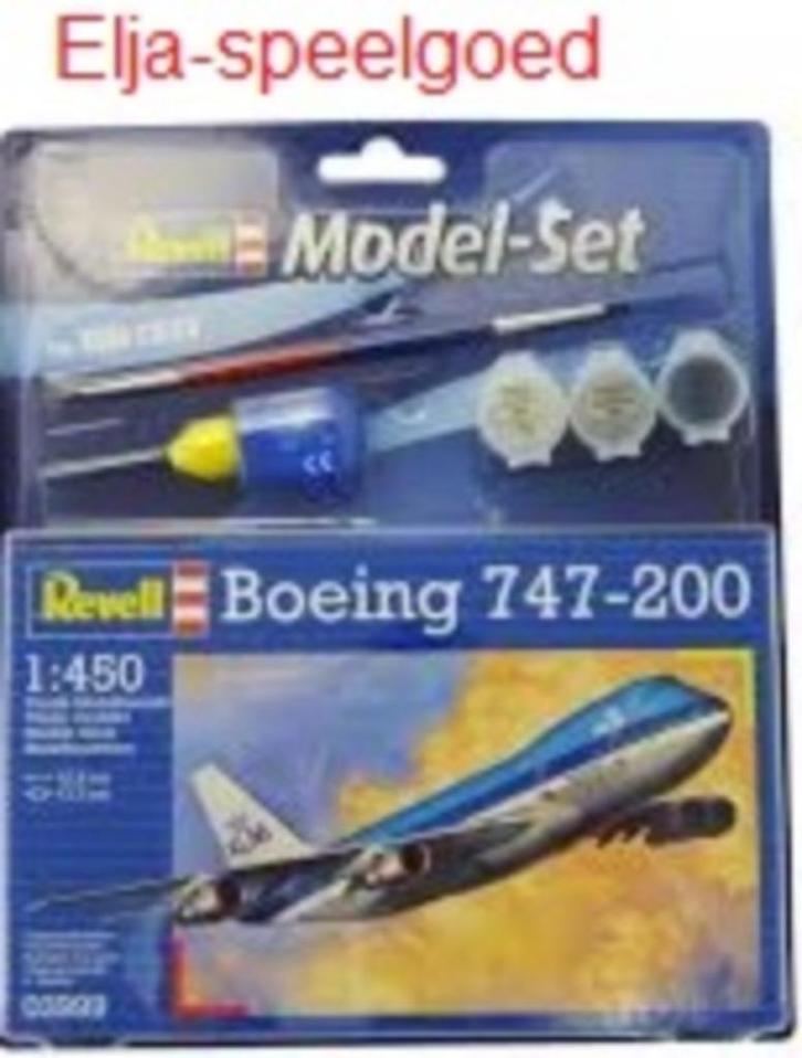 Revell 1:450 Boeing 747-200 KLM 63999 modelbouw vliegtuig, Hobby en Vrije tijd, Modelbouw | Vliegtuigen en Helikopters, Nieuw