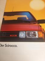1987 Volkswagen Scirocco folder óók GTX 16v en kleuren izgst, Ophalen of Verzenden, Zo goed als nieuw, Volkswagen