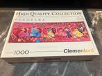 Clementoni puzzel 1000 stukjes Disney princessen, Ophalen of Verzenden, 500 t/m 1500 stukjes, Zo goed als nieuw