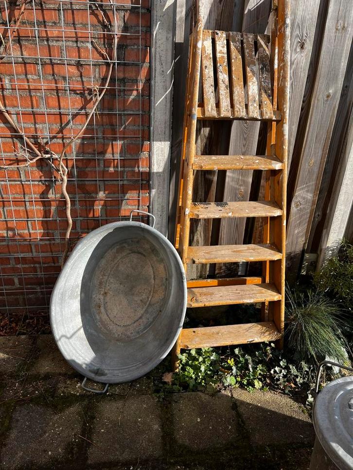 Vintage Zinken Teil, Antiek en Kunst, Curiosa en Brocante, Ophalen