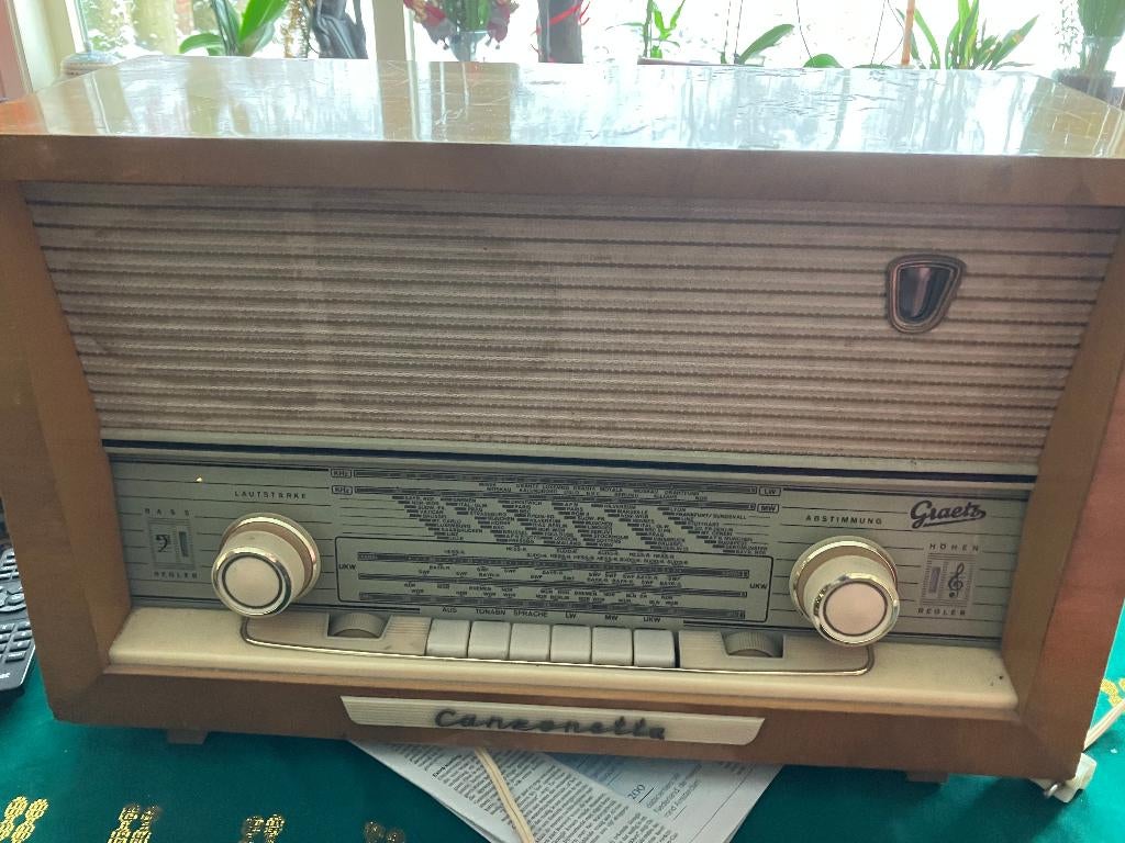 Graetz Canzonetta buizenradio, Audio, Tv en Foto, Radio's, Ophalen of Verzenden, Gebruikt, Radio