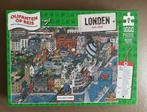 Puzzel Olifanten op reis, London 1000 stukjes, Ophalen of Verzenden, 500 t/m 1500 stukjes, Zo goed als nieuw, Legpuzzel