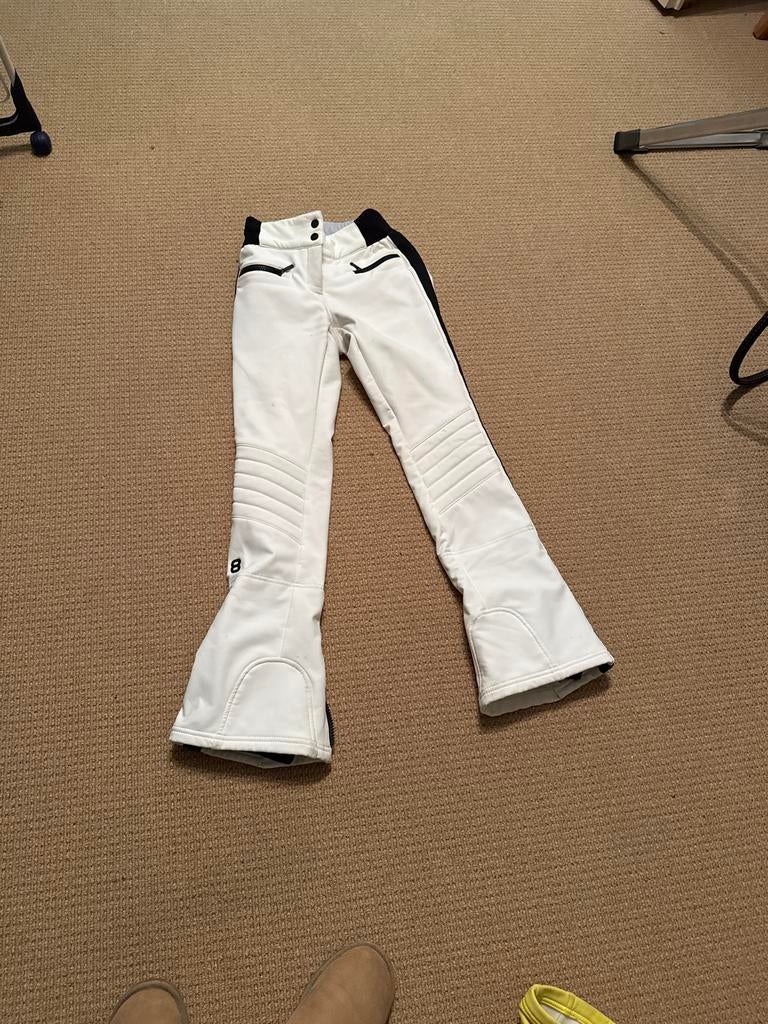 Witte Dames Skibroek Maat 34 merk 8848, Kleding | Dames, Wintersportkleding, Ophalen of Verzenden, Zo goed als nieuw, Maat 34 (XS) of kleiner