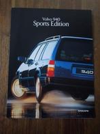 Volvo 940 Sports Edition  1996  4 pag., Boeken, Auto's | Folders en Tijdschriften, Volvo, Zo goed als nieuw, Verzenden