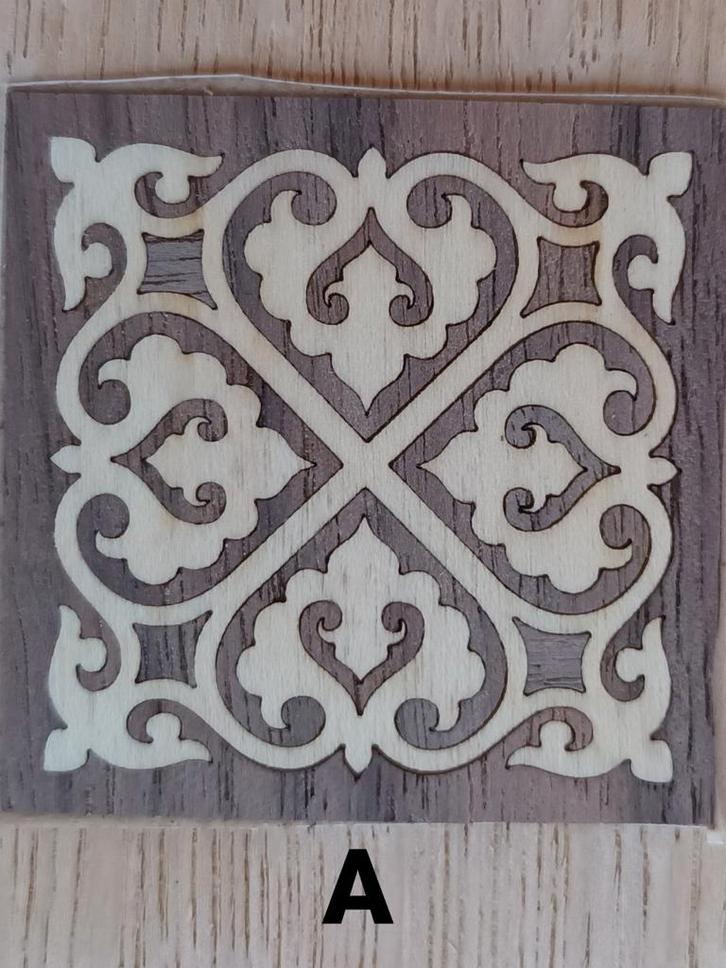 Zelfklevende fineer delen voor uw werkstukken, Hobby en Vrije tijd, Overige Hobby en Vrije tijd, Nieuw, Ophalen of Verzenden