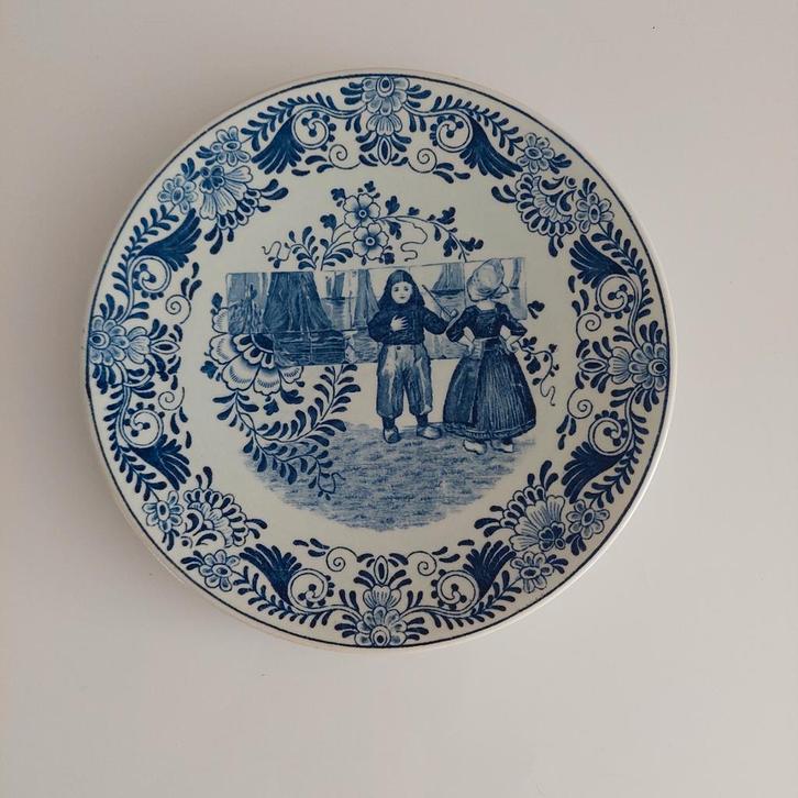 Delfts Blauw Wandbord Petrus Regout, Antiek en Kunst, Antiek | Wandborden en Tegels, Ophalen of Verzenden