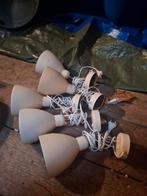 Ikea bureaulampjes - set van 5, Ophalen of Verzenden, Gebruikt, Metaal, Vintage