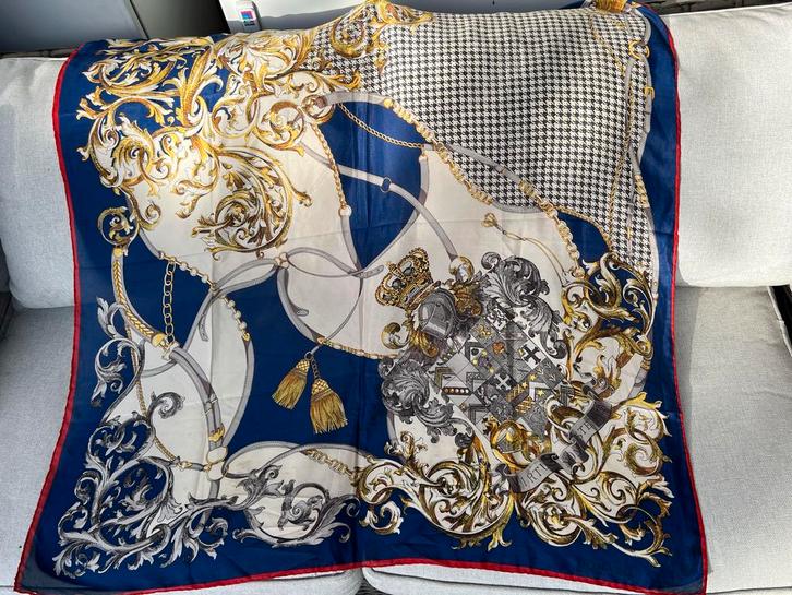 Zijden Sjaal Romano - Vintage Stijl, Kleding | Dames, Mutsen, Sjaals en Handschoenen, Gedragen, Sjaal, Maat 46/48 (XL) of groter