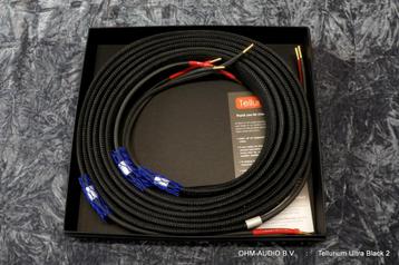 Tellurium Q Ultra Black II Luidsprekerkabel, 3.0 Meter, OVP beschikbaar voor biedingen
