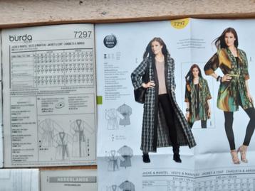 Burdapatroon knippatroon jas vest maat 36-48 beschikbaar voor biedingen