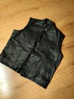 Koopje! Leren clubvest biker gilet!, Kleding | Heren, Zwart, Ophalen of Verzenden, PaulGos Leather, Maat 56/58 (XL)